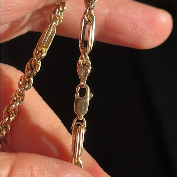 10k gold Rope necklace.Unisex-Thick and sturdy! - Picture 9 of 9